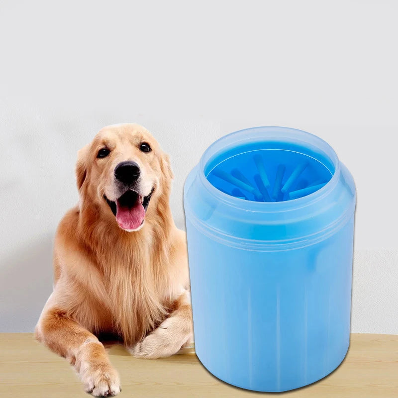 Nuevo vaso limpiador de patas de perro