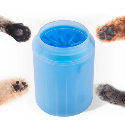 Nuevo vaso limpiador de patas de perro