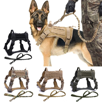 Tactical Dog Harnesses And Leash