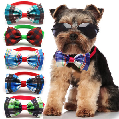 20 Pcs Plaid Bow Tie Collection