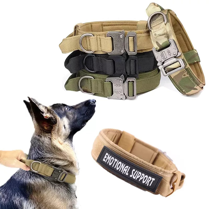 Collar de perro de policía táctico