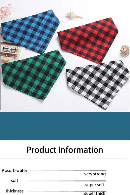 Adorable Classic Plaid Bandana