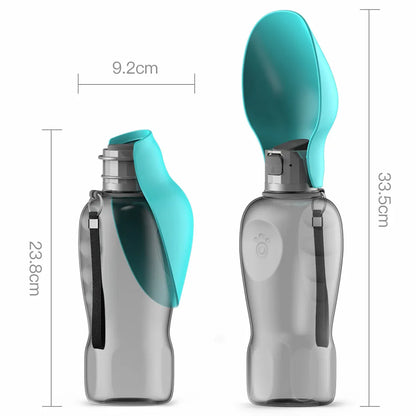 Sip 'n' Sniff Travel Buddy - Portátil 2 en 1: botella de agua y bebedero