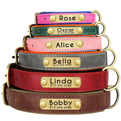 Customized Nameplate Dog Collar