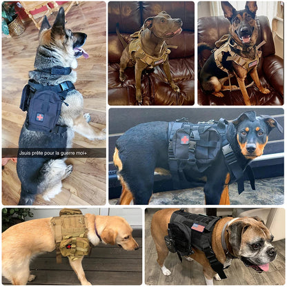 Tactical Dog Harnesses And Leash