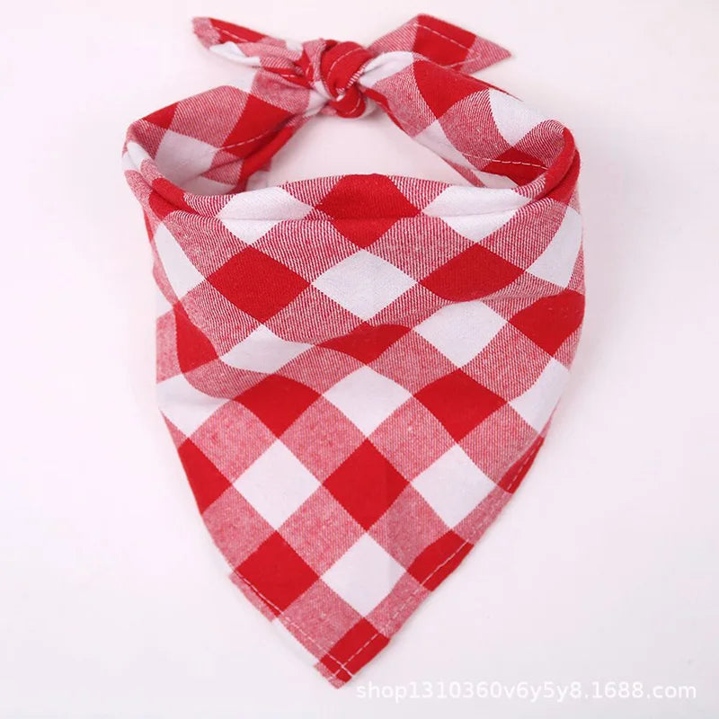 Adorable Classic Plaid Bandana