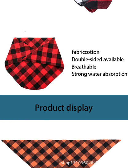 Adorable Classic Plaid Bandana