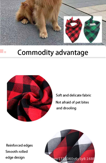 Adorable Classic Plaid Bandana