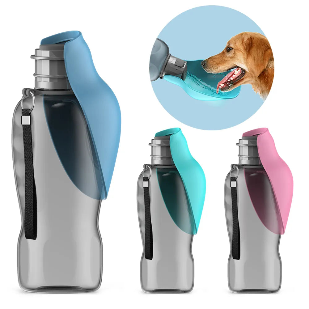 Sip 'n' Sniff Travel Buddy - Portable 2 in 1: Water Bottle & Drinking Bowl